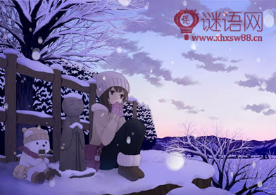 形容下雪的伤感句子