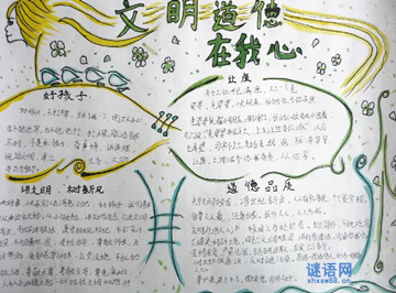创建文明城市的手持宝宝