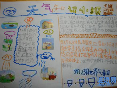 关于气象手抄报