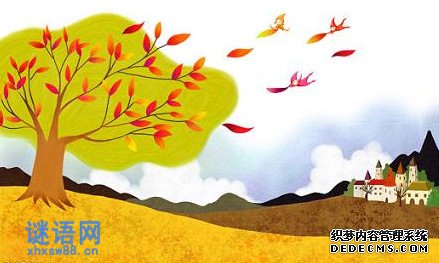 谜底是秋天的谜语_关于秋天的谜语精选
