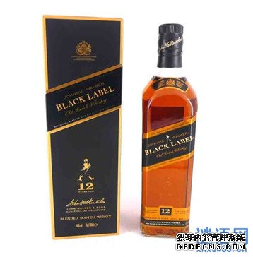 黑牌威士忌酒的广告语
