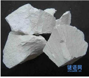 笔尖上蘸石灰歇后语